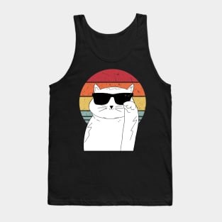 Cool Cat Dad Father's Day Tank Top